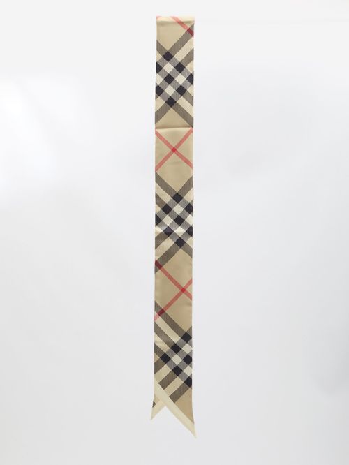 Burberry Skinny Check Scarf