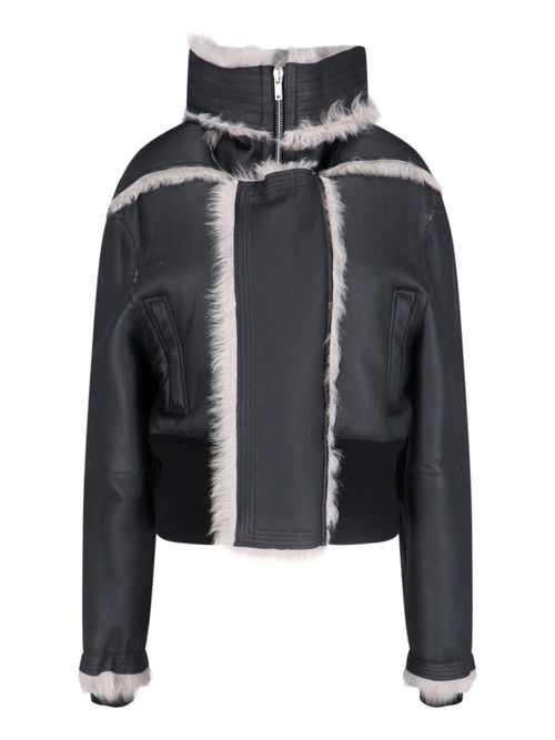 Rick Owens Shearling Zip...