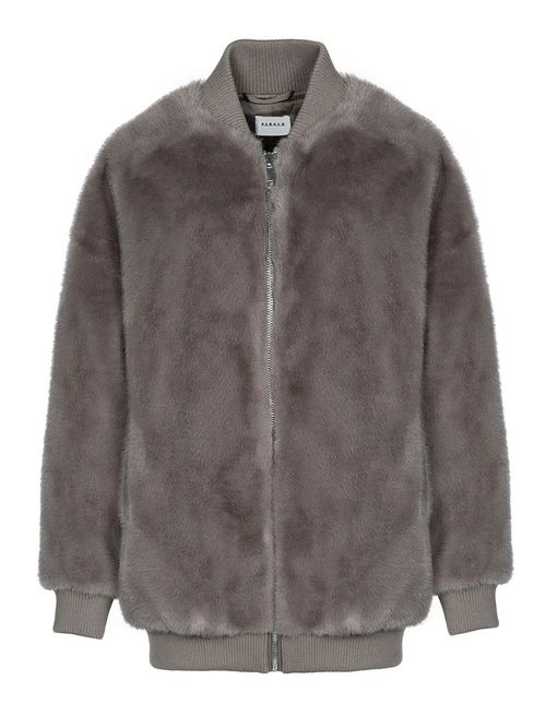 Parosh Brown Faux Fur Jacket