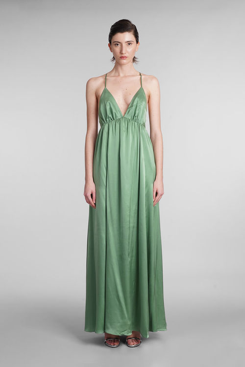 Zimmermann Dress In Green Silk