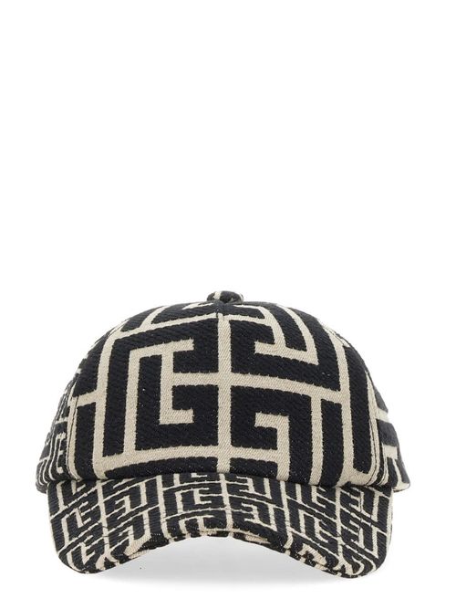 Balmain Monogram Baseball Hat