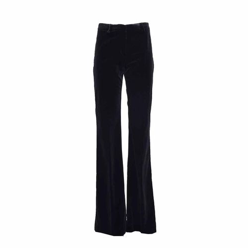 Etro Velvet Flared-Leg Pants