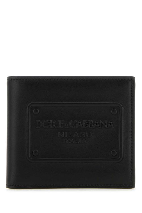 Dolce & Gabbana Black Leather...