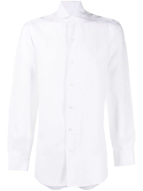 Finamore White Linen Shirt