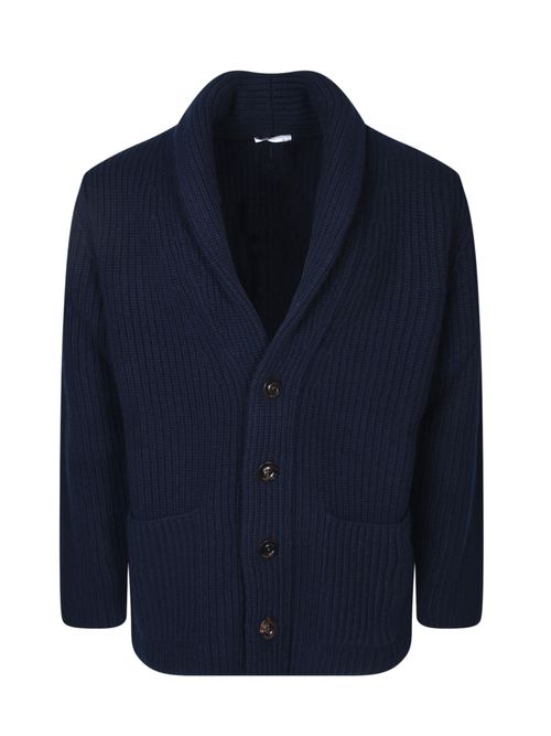 Boglioli Shawl-Neck Blue...