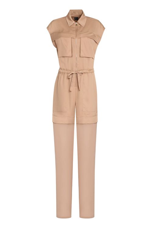 Pinko Utility Crepe Jumpsuit