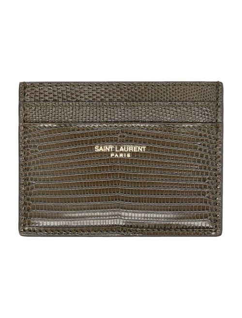 Saint Laurent Lizard Card Case