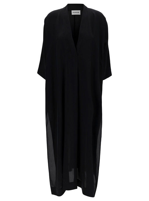 Parosh Maxi Black Loose Dress...