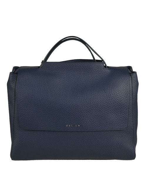 Orciani Logo Flap Tote