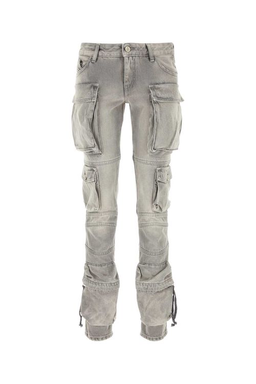 The Attico Grey Denim Jeans