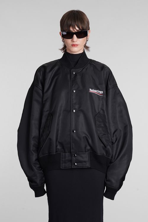 Balenciaga Bomber In Black...