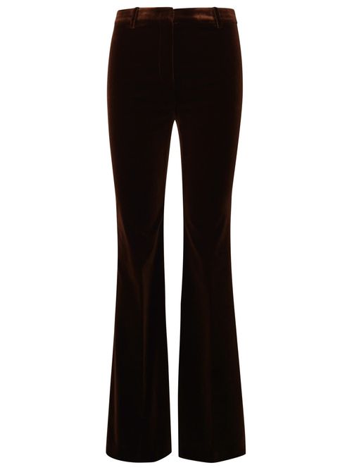 Etro Flare Pants In Brown...