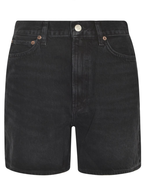 Agolde Buttoned Denim Shorts