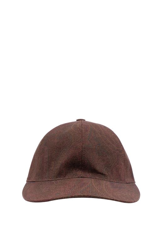 Etro Hat With Paisley Print