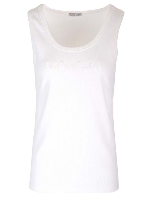 Moncler Ribbed Tank Top With...