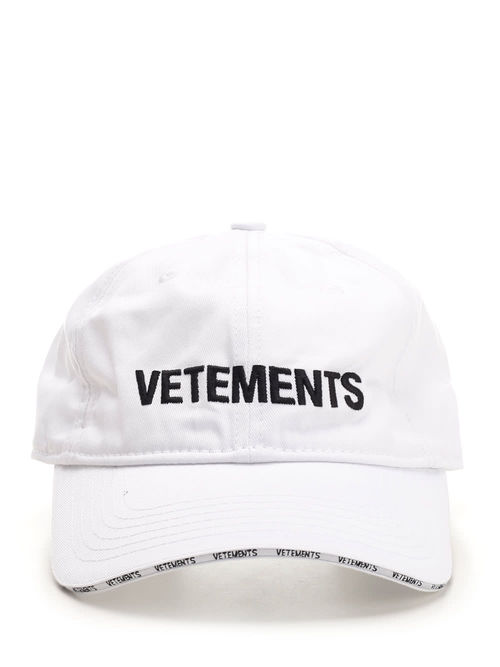 Vetements White Baseball Cap