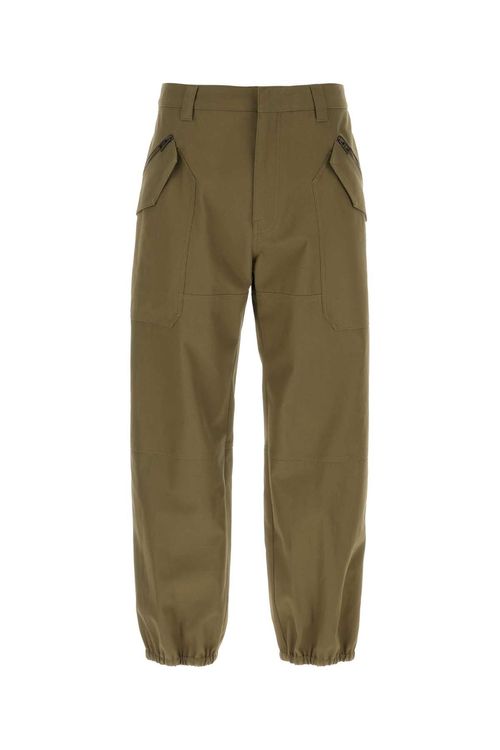 Loewe Army Green Cotton Pant