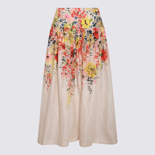 Zimmermann Ivory Midi Skirt