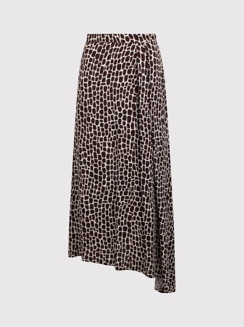 Msgm Midi Skirt With Print