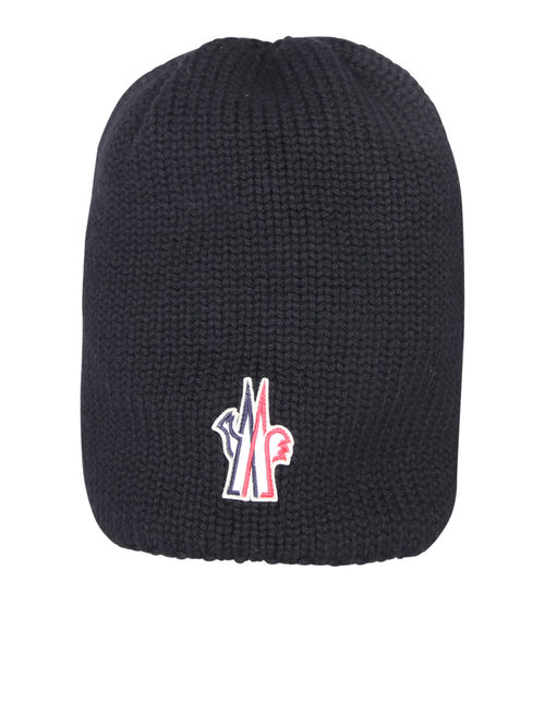 Moncler Grenoble Logo Beanie