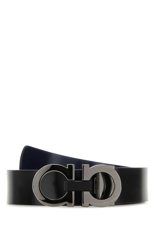 Ferragamo Black Leather...