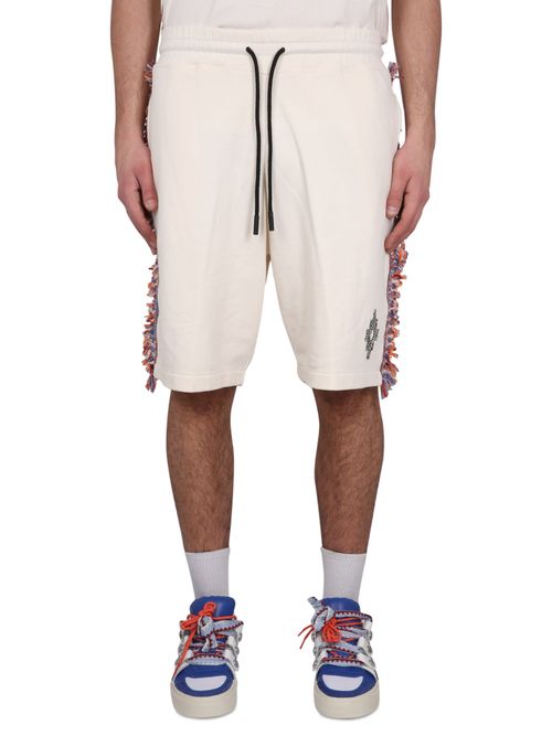 Marcelo Burlon Bermuda Fringes