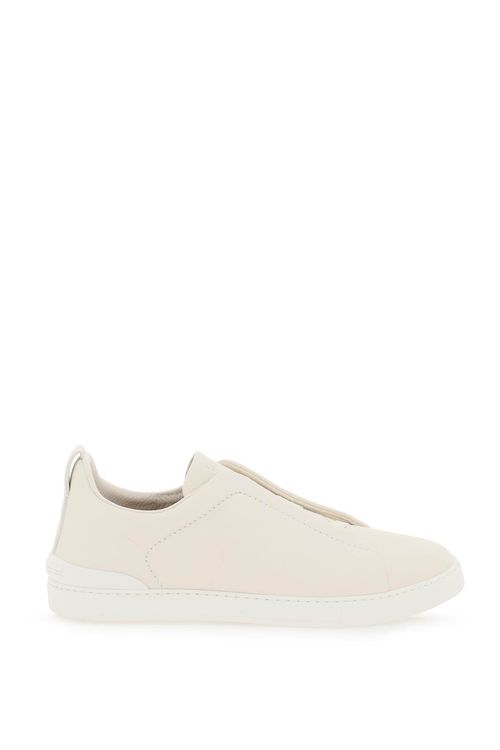 Zegna Triple Stitch Slip-On...