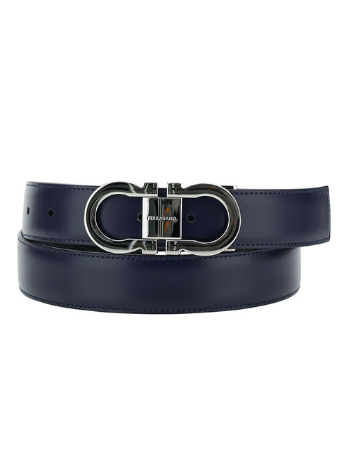 Ferragamo Blue Belt With...