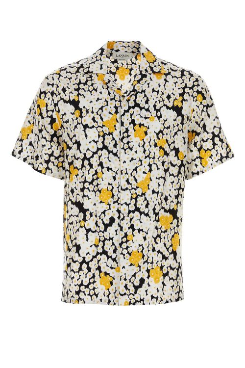 Lanvin Printed Satin Shirt