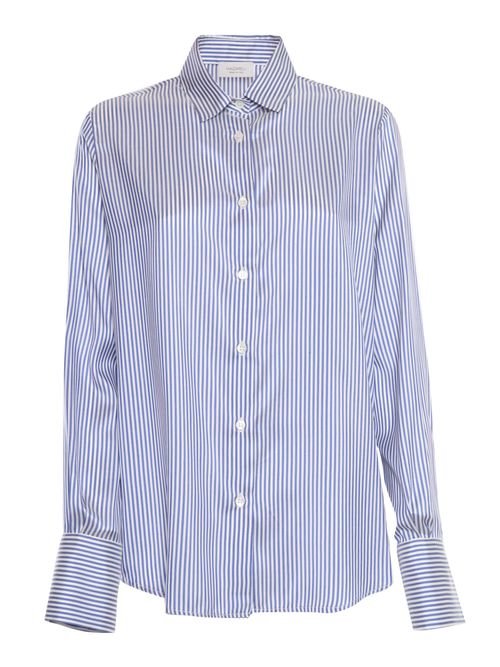 Mazzarelli Striped Silk Shirt