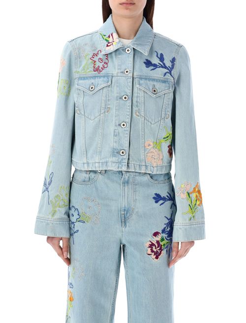 Kenzo Drawn Flowers Denim...