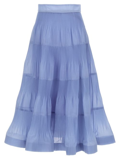 Zimmermann Pleated Midi Skirt