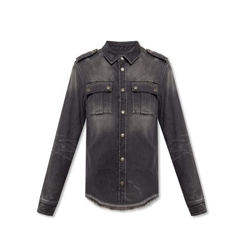 Balmain Cotton Denim Shirt