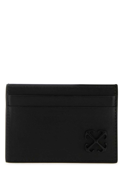 Off-White Black Leather Card...