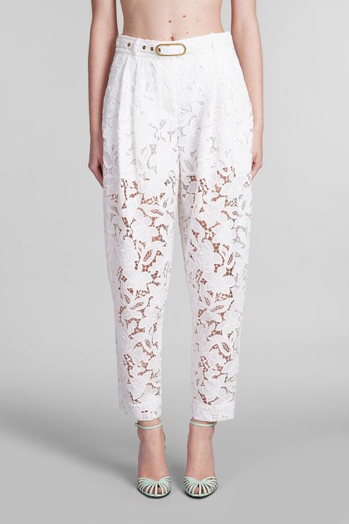 Zimmermann Pants In White...