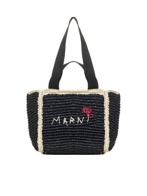 Marni Logo Embroidered Woven...