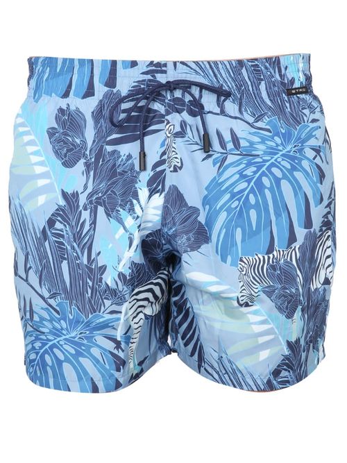 Etro Boxer Swimsuit With Maxi...