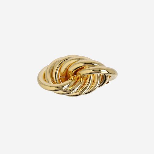 Jil Sander Brass Brooch Pin