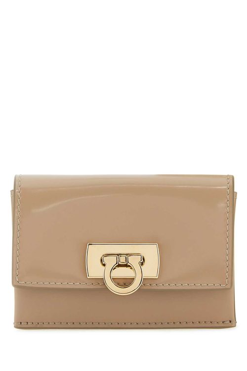 Ferragamo Beige Leather Coin...