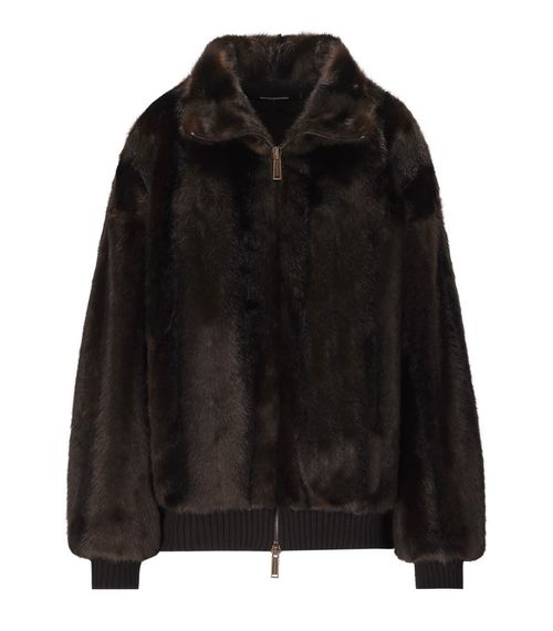 Dsquared2 Faux Fur Zipped...