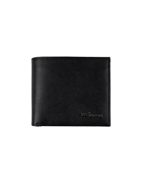 Kiton Black Leather Wallet...