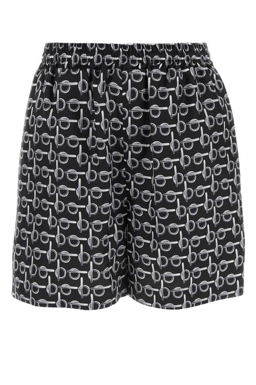 Burberry Printed Silk Shorts