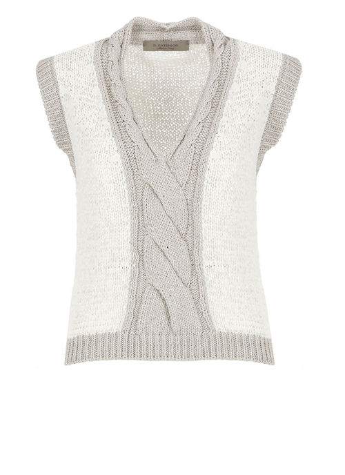 D.exterior Lurex Knitted Gilet