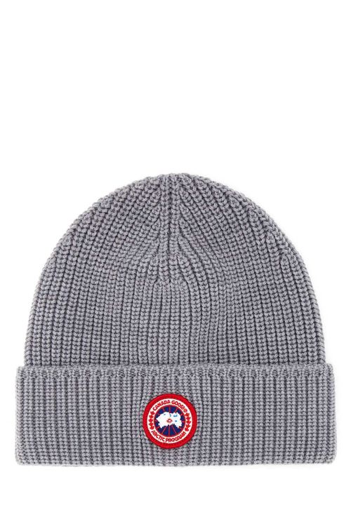 Canada Goose Grey Wool Beanie...