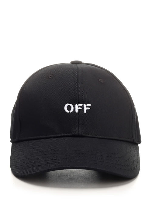 Off-White Twill Baseball Cap