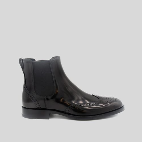 Tod's Black Leather Boots