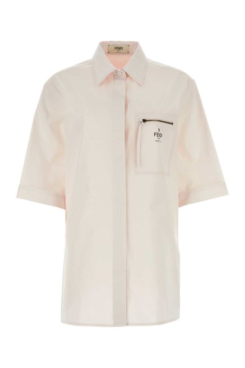 Fendi Light Pink Poplin Shirt