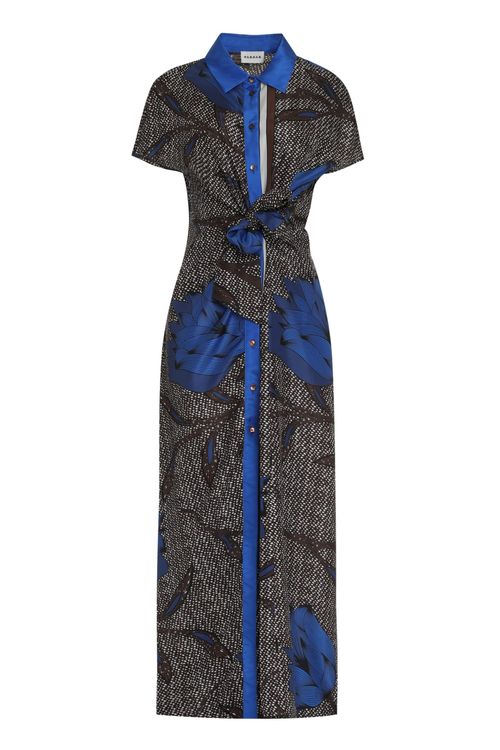 Parosh Printed Silk Shirtdress