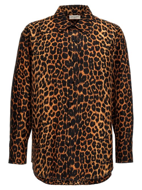 Saint Laurent Leopard Print...