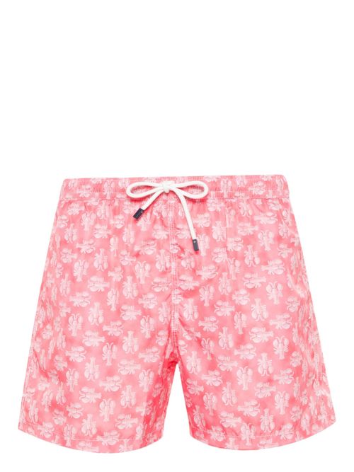 Fedeli Pink Swim Shorts With...